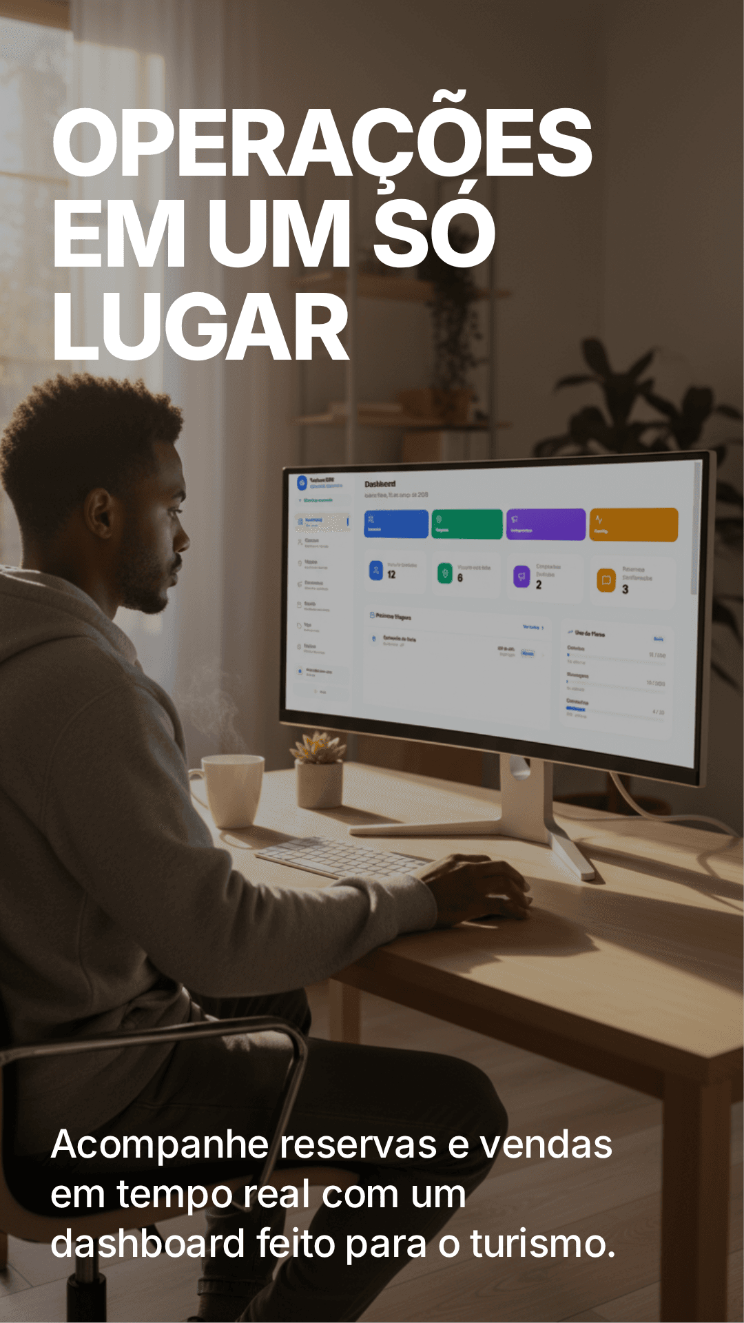 Dashboard Turismo CRM - Visão 360