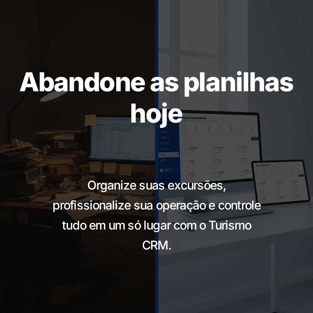 Chega de planilhas e bagunça